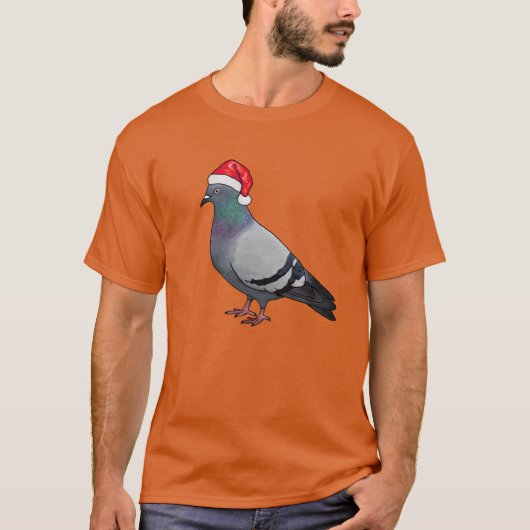鳩サンタの家族 Tシャツ (正面)