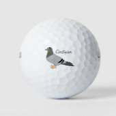 鳩デザイン ゴルフボール (正面)