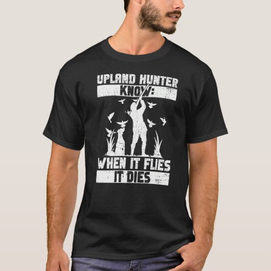 鳩バードハンター及び鳩狩り Tシャツ (正面)