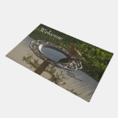 鳩バードバードスパイゲランドウェルカムドormat ドアマット (アングル)