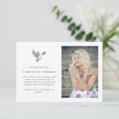 鳩フォト悔やみや弔慰葬儀記念館 サンキューカード (スタンド正面)