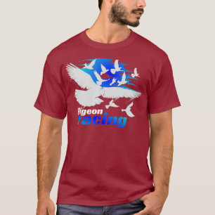 鳩レースシャツ クラシック 鳥 レース ギフト_7 Tシャツ
