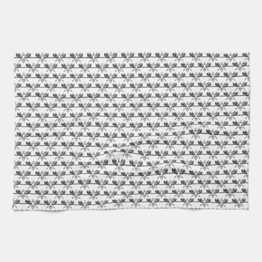 鳩型枠聖霊 キッチンタオル (横)