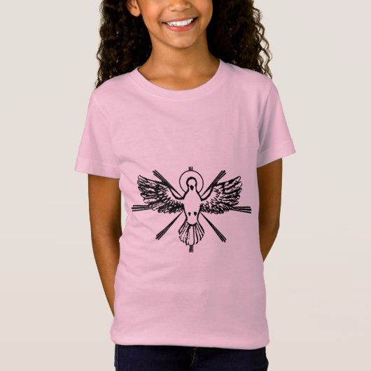 鳩型枠聖霊 Tシャツ (正面)
