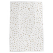 鳩紙吹雪水色ドット抱き枕 ミディアムペーパーバッグ (裏面)