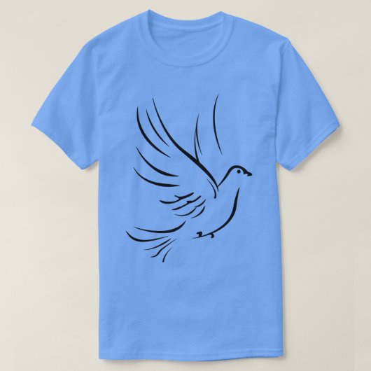 鳩1 Tシャツ (デザイン正面)