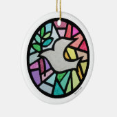 鳩 セラミックオーナメント (右)