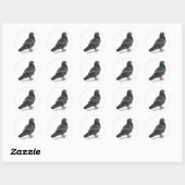 鳩 ラウンドシール (シート)