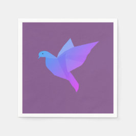 鳩、平和、鳩 アート ペーパーナプキン スタンダードカクテルナプキン
