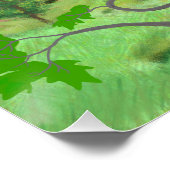 鳩 |美しい鮮やか風景 ポスター (コーナー)