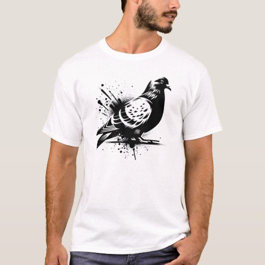 鳩 Tシャツ (正面)