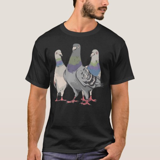 鳩 Tシャツ (正面)