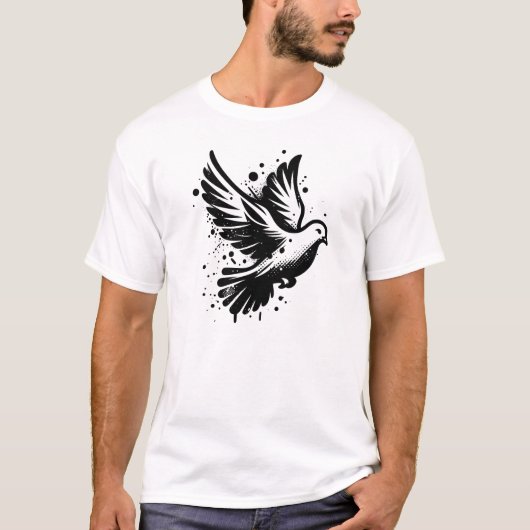 鳩 Tシャツ (正面)