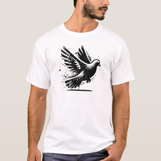 鳩 Tシャツ (正面)