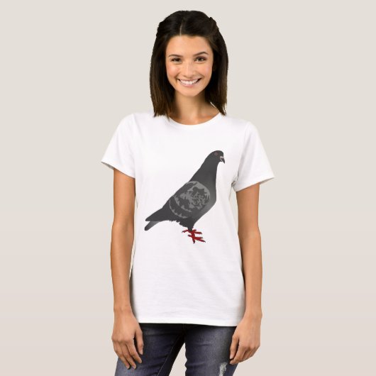 鳩 Tシャツ (正面フル)