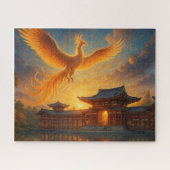 鳳凰と平等院/Phoenix over Byodoin Temple ジグソーパズル (横)