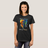 鳳凰の竜ハートの魂 Tシャツ (正面フル)