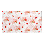 鳳凰の鳥と鳳凰の花の継ぎ目のないパターン 枕カバー (裏面-左)