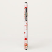 鳳凰の鳥と鳳凰の花の継ぎ目のないパターン Case-Mate iPhoneケース (裏面/左)