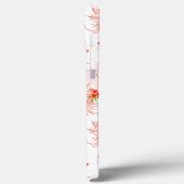 鳳凰の鳥と鳳凰の花の継ぎ目のないパターン Case-Mate iPhoneケース (裏面 / 左)