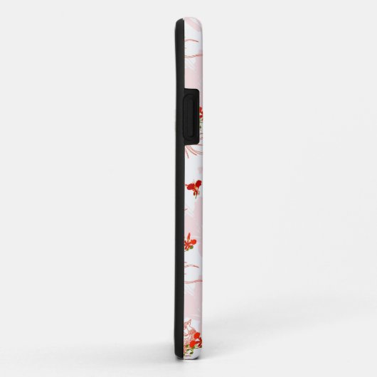 鳳凰の鳥と鳳凰の花の継ぎ目のないパターン Case-Mate iPhoneケース (裏面/右)