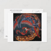 鳳凰北斎ファインアート ポストカード (正面/裏面)