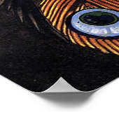 鳳凰図,北斎フェ中国のニックス,北斎美術 ポスター (角)