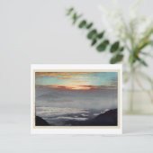 鳳凰山,山宝生，吉田博，ウッドカット ポストカード (スタンド正面)