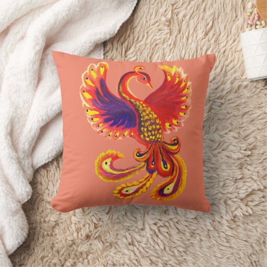鳳凰 クッション (ブランケット)