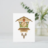 鳴き声の鳴き声の時計 ポストカード (スタンド正面)