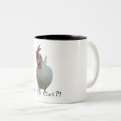 鳴き声何か。! ツートーンマグカップ (正面右)