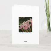 鳴き鳥の挨拶状 カード (裏面)