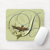 鳴き鳥最初のD マウスパッド (マウス)