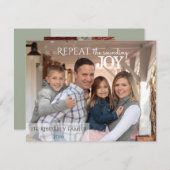 鳴り響くJOY – クリスマスカードを繰り返す シーズンカード (正面/裏面)