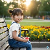 鳴動用アルファベットN ベビーTシャツ