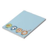 鴨おもしろい牛ぶた及びウサギ用メモ帳 ノートパッド (回転)