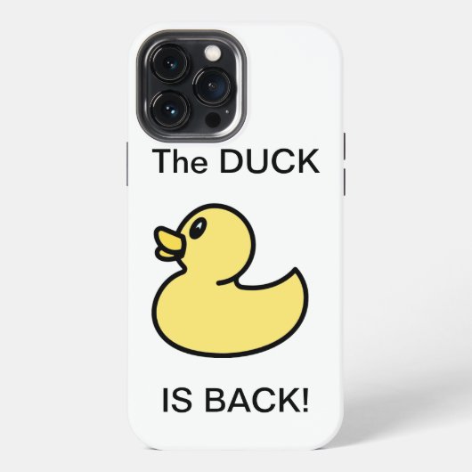 鴨が帰って来た iPhoneケース (裏面)