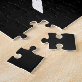 鴨のおもしろいハロウィーンの衣装を装おう ジグソーパズル (側面)