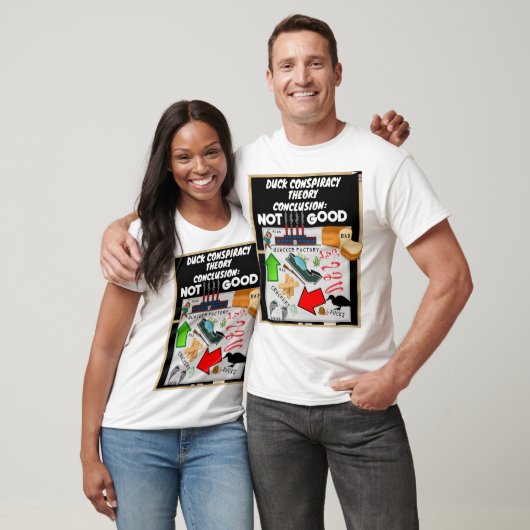 鴨の陰謀説 Tシャツ (ユニセックス)