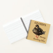 鴨スパイラルノート ノートブック (内部)