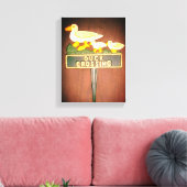 鴨交サイン3 キャンバスプリント (インサイチュ (リビング))