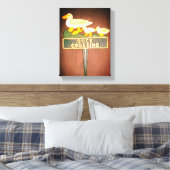 鴨交サイン3 キャンバスプリント (インサイチュ (寝室))