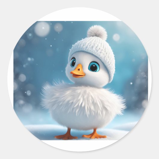 鴨付き磁気圏 ラウンドシール (正面)