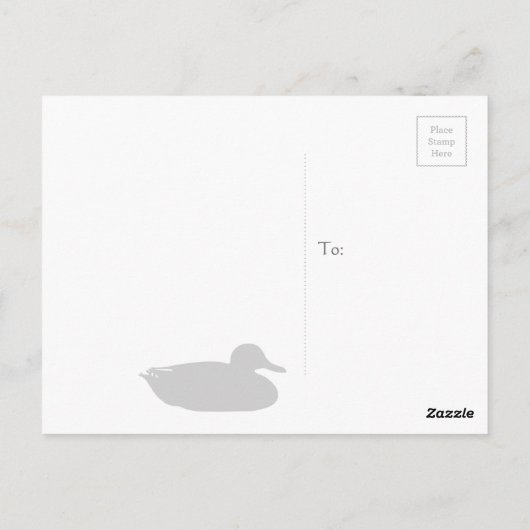 鴨池はがき ポストカード (裏面)