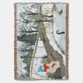 鴨池 – 冬 スローブランケット (正面縦)