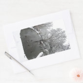 鴨池 長方形シール (封筒)