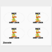 鴨腎がん 楕円形シール (シート)