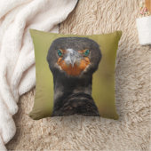 鵜の態度 クッション (ブランケット)