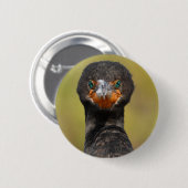 鵜の態度 缶バッジ (正面&裏面)