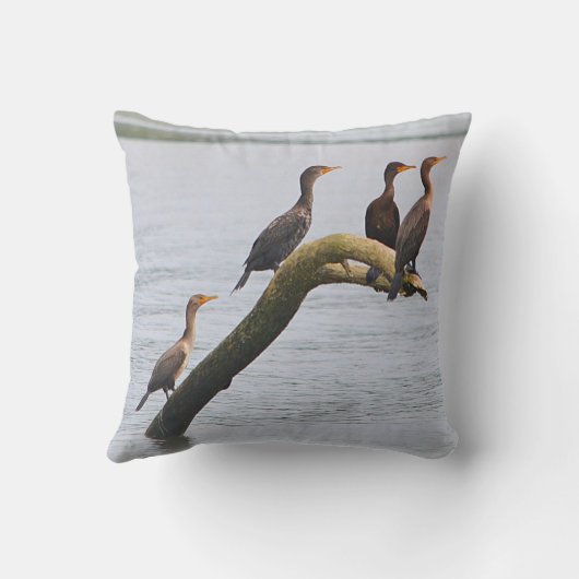 鵜の海鳥まくら クッション (裏面)